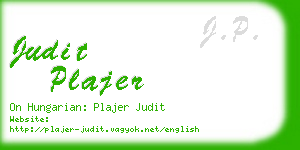 judit plajer business card